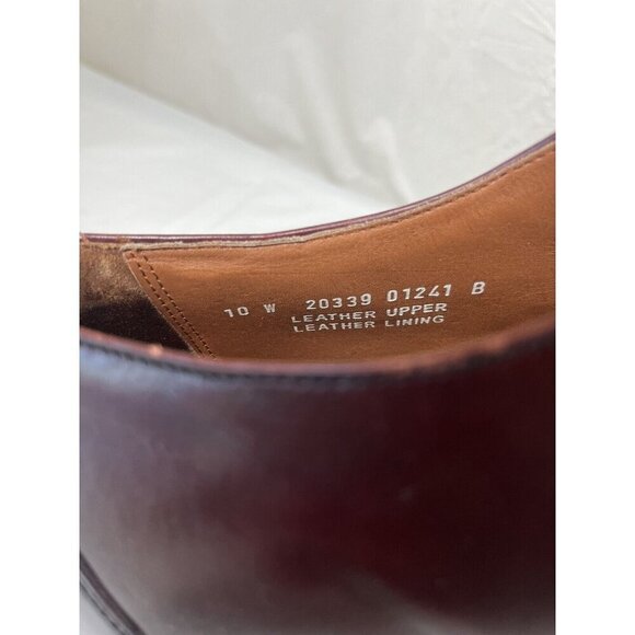 Bostonian Mens cherry Leather 10 W  style 20339 Lace Up  oxfords - Picture 14 of 14